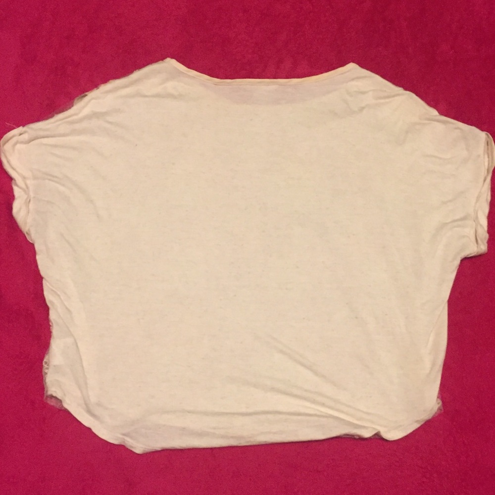 ANTHROPOLOGIE rose embroidered top - Picture 3 of 4